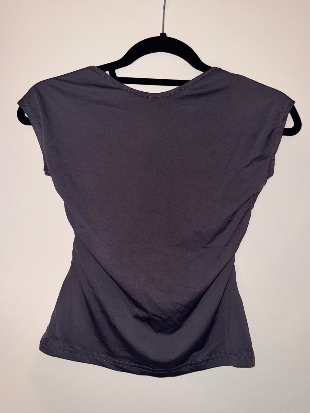 Princess Polly Charcoal Gray Short Sleeve Scoop Neck Tee